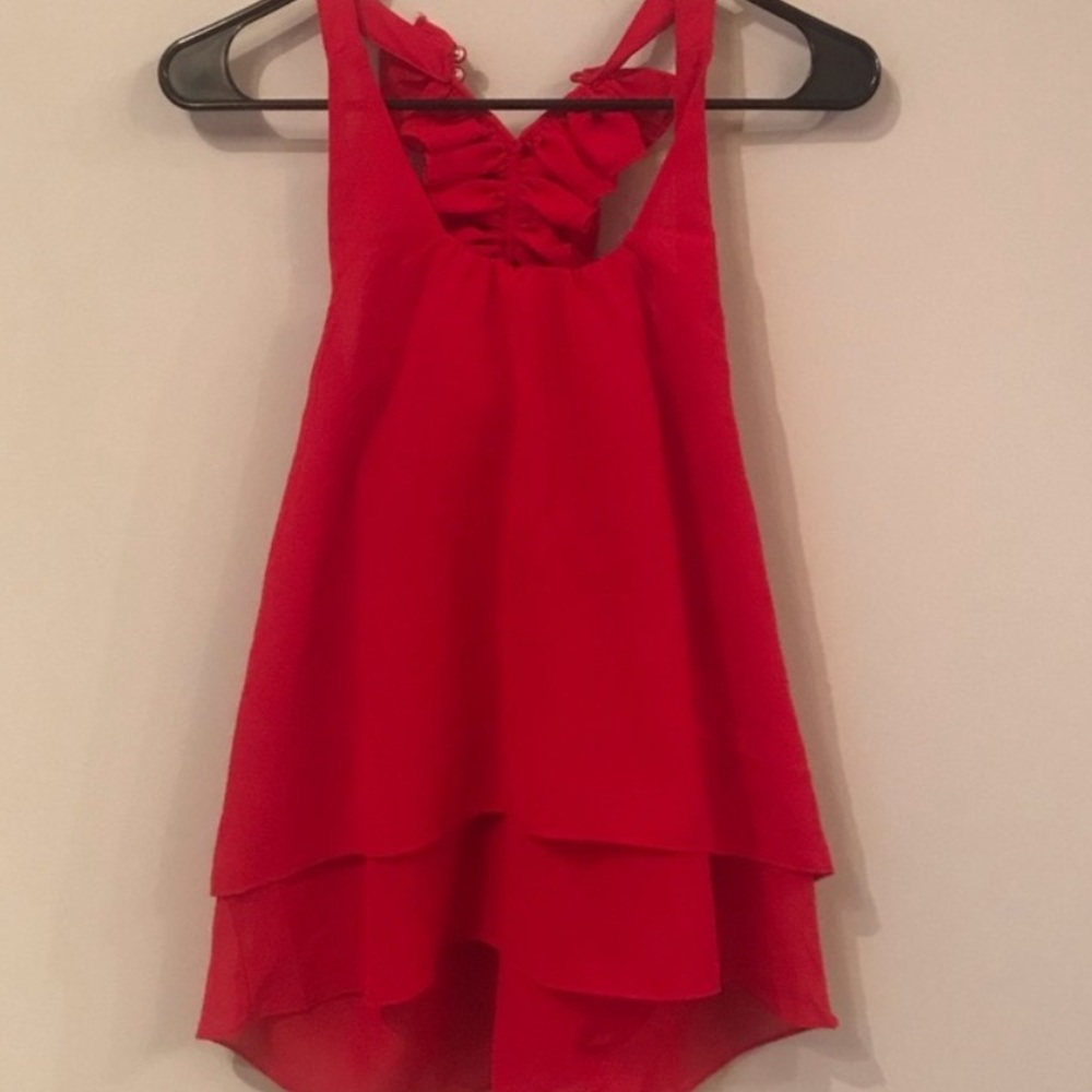 Red Dizzy Love Tank Top
